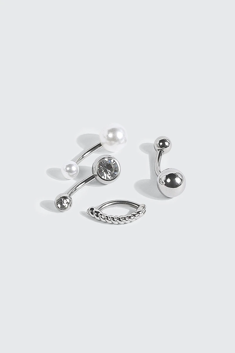 4-Pack Navel Piercings | Ardene