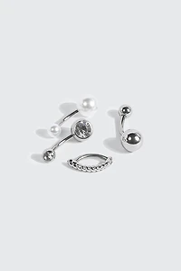 4-Pack Navel Piercings | Ardene