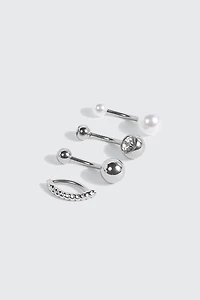 4-Pack Navel Piercings | Ardene