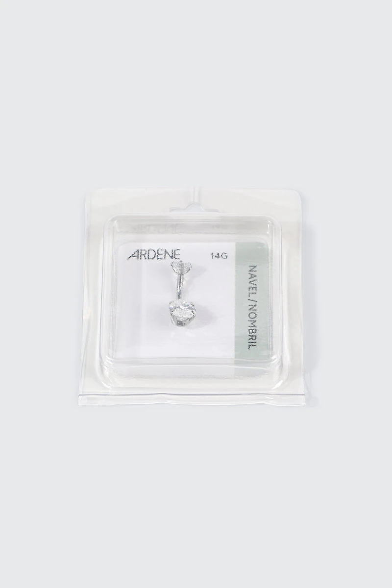 Perçage de nombril en zircon cubique
