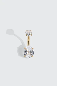 14K Gold Plated Navel Piercing