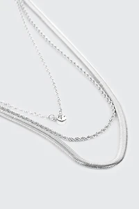 3-Row Chain Necklace