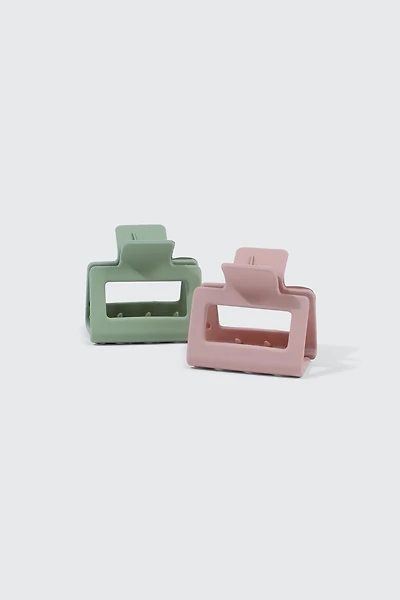 2-Pack Square Hair Claws