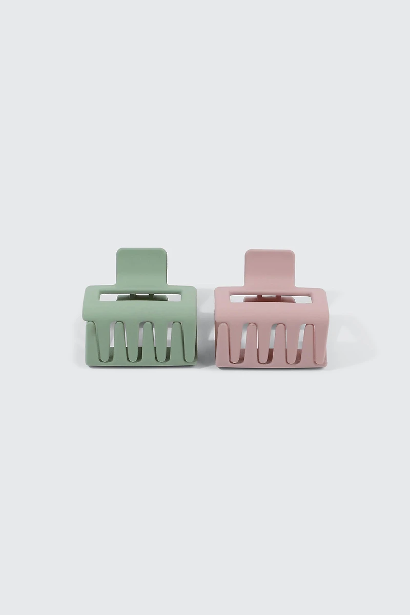 2-Pack Square Hair Claws