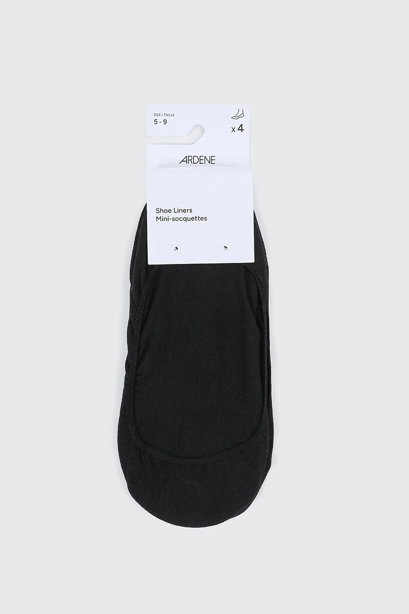 4-Pack of Low Cut Shoe Liners