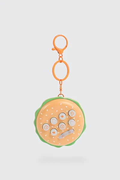 Porte-clés jeux hamburger