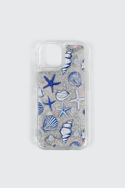 Étui de téléphone modèles 13/14/15 coquillages