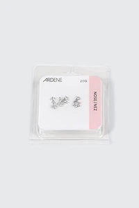 Lot de 3 clous de nez en acier inoxydable