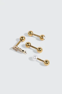 4-Pack Cartilage Piercings