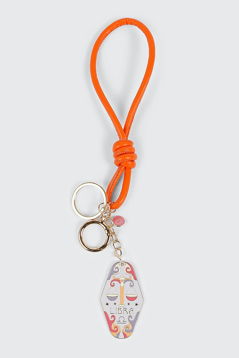 Libra Zodiac Keychain