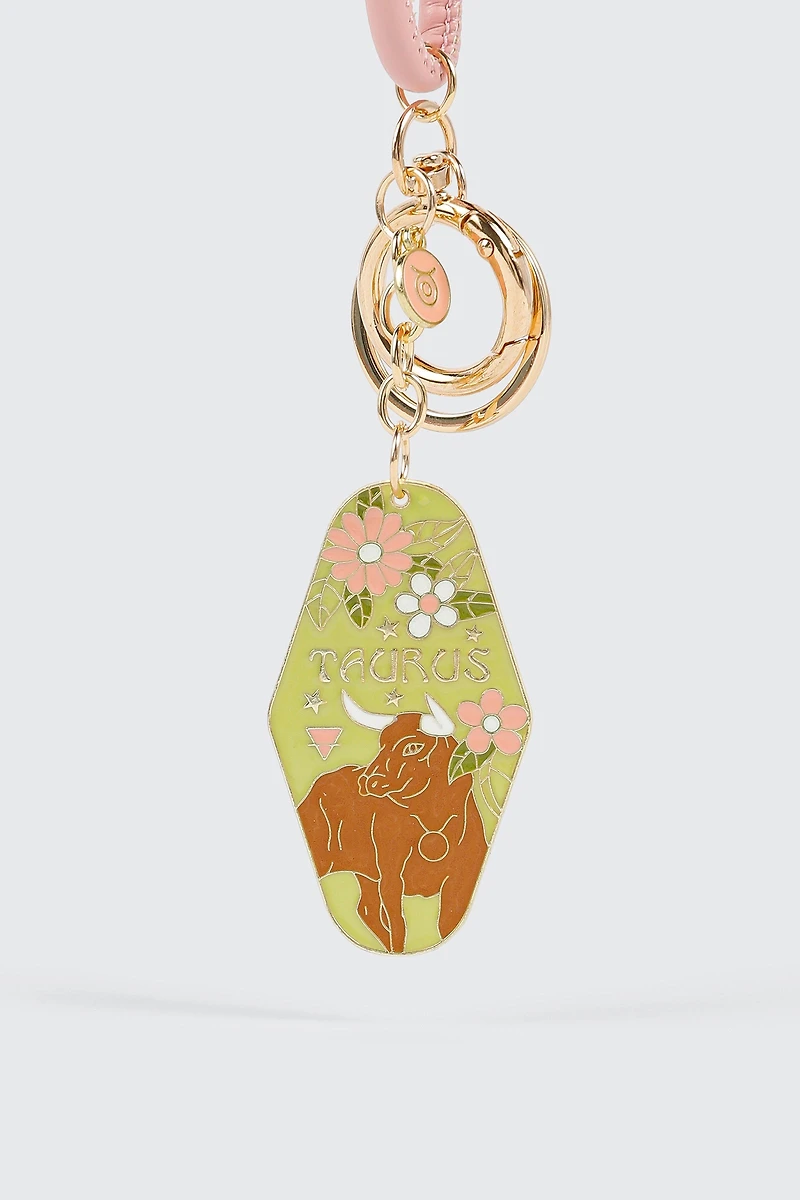 Taurus Zodiac Keychain