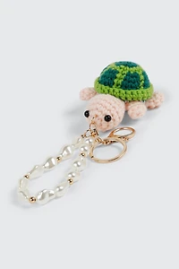 Crochet Turtle Keychain