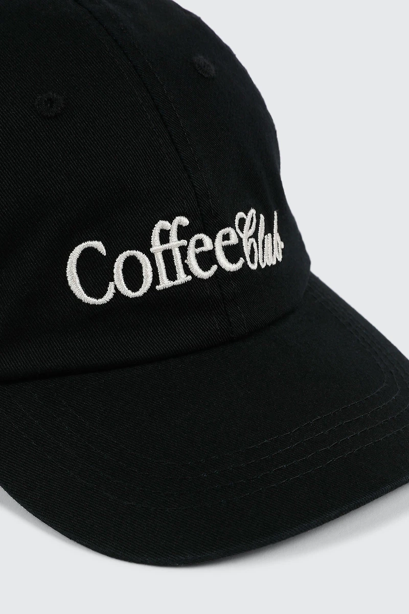 Casquette de baseball à broderie Coffee Club
