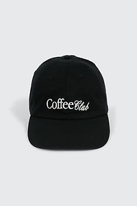 Coffee Club Embroidery Baseball Cap