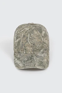 Casquette de baseball à imprimé camouflage