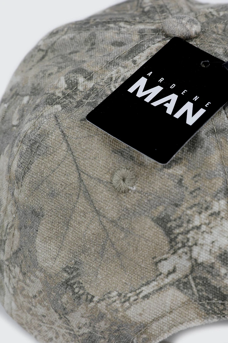 Camo Print Baseball Cap