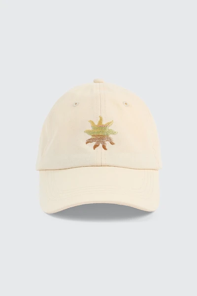 Woven Sun Embroidery Cap