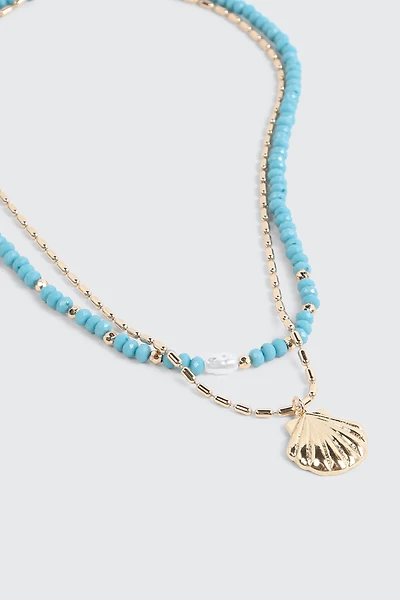 Collier à pendentif coquillage