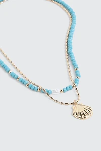 Collier à pendentif coquillage