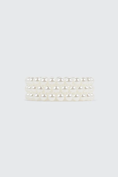 3-Pack Faux Pearl Bracelets