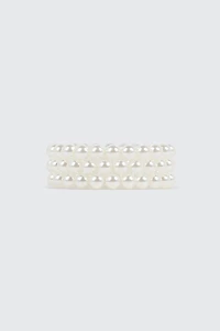 3-Pack Faux Pearl Bracelets