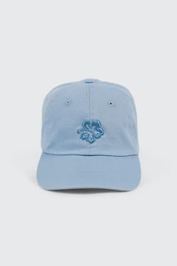 Hibiscus Embroidery Baseball Cap