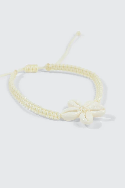 Floral Shell Anklet