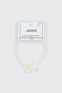 Floral Shell Anklet