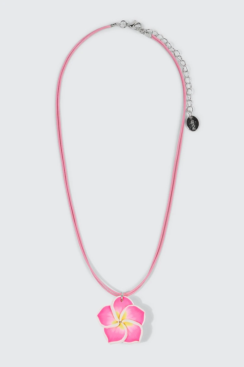 Hibiscus Pendant Necklace