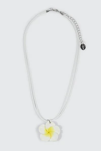Hibiscus Pendant Necklace