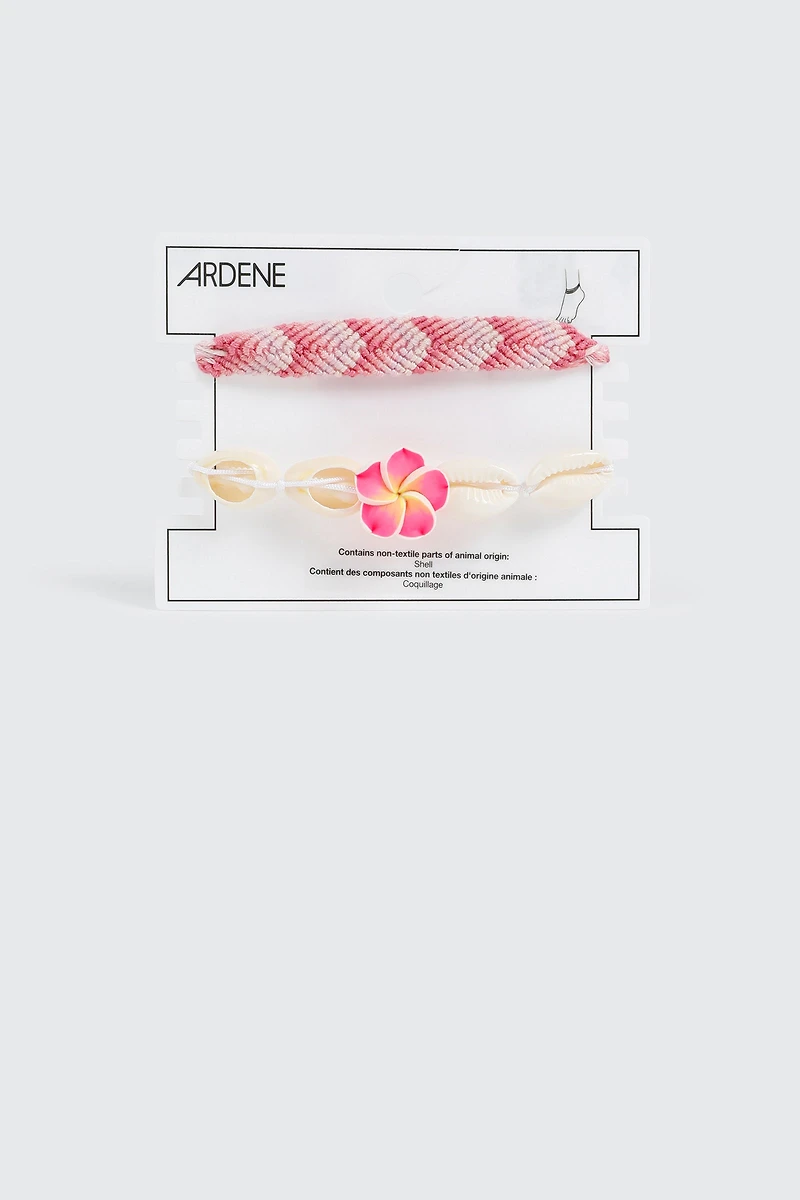 2-pack Shell Anklets