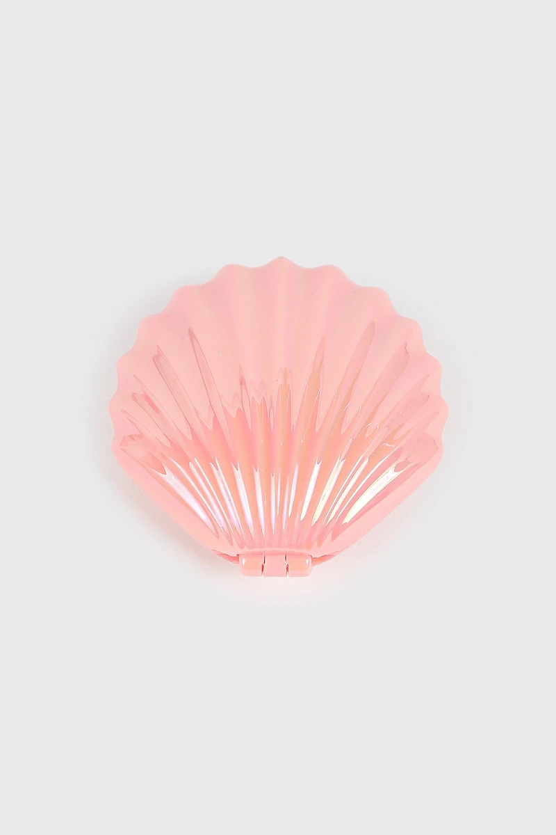 Seashell Compact Hair Brush