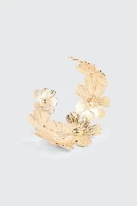 Floral Cuff Bracelet