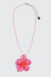 Hibiscus Pendant Necklace