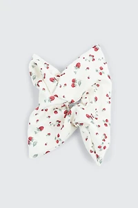 Strawberry Rectangular Scrunchie
