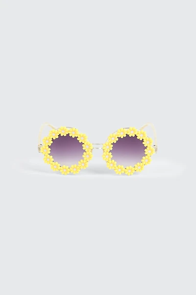 Lunettes de soleil rondes marguerites