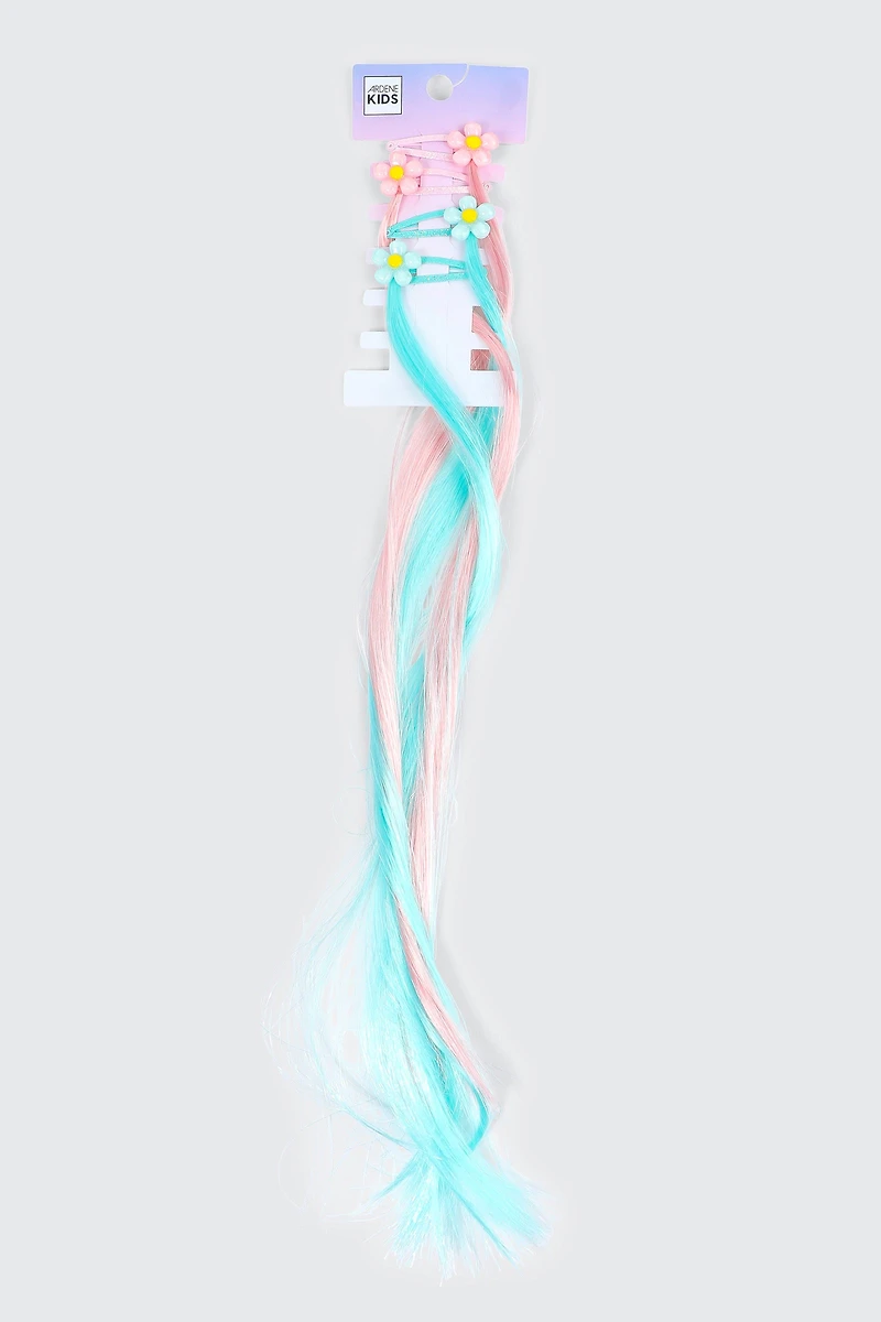 4-Pack Fake Hair Extensions