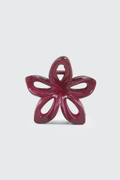 Hibiscus Cutout Hair Claw