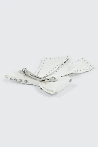Bow Barrette with Crystals