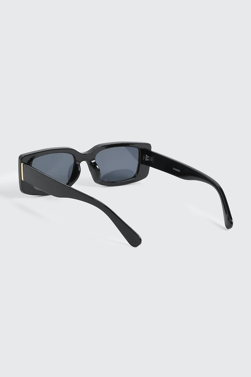 Slim Rectangular Sunglasses