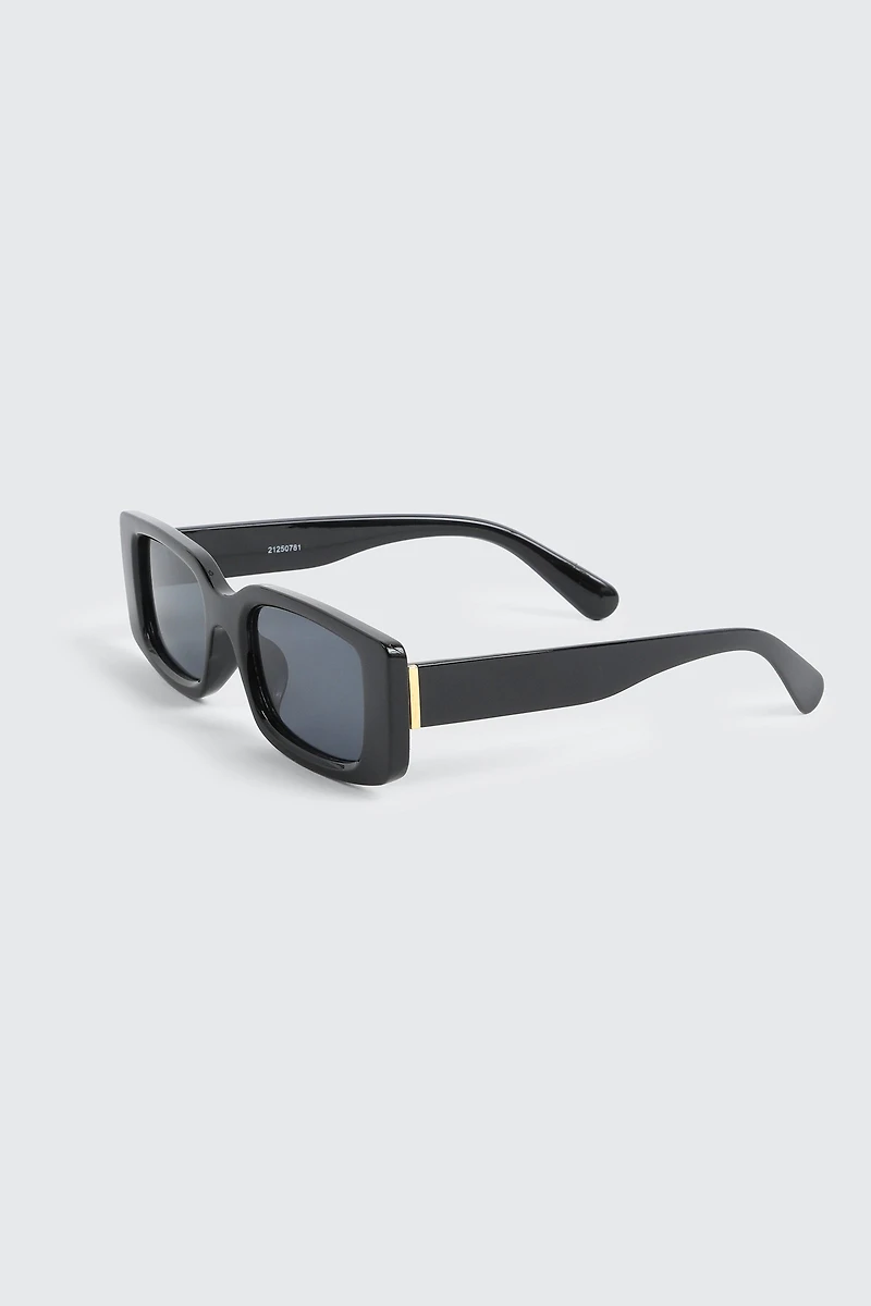 Slim Rectangular Sunglasses