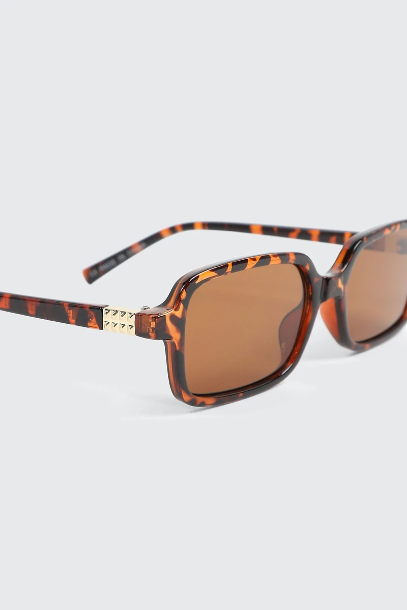 Slim Rectangular Sunglasses