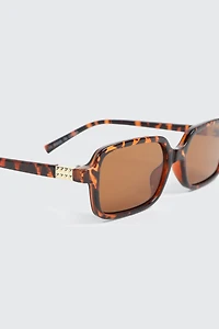 Slim Rectangular Sunglasses