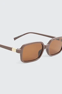 Slim Rectangular Sunglasses