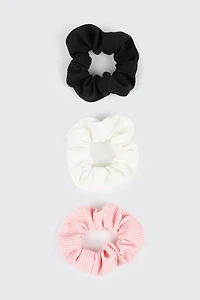 3-Pack Knit Scrunchies