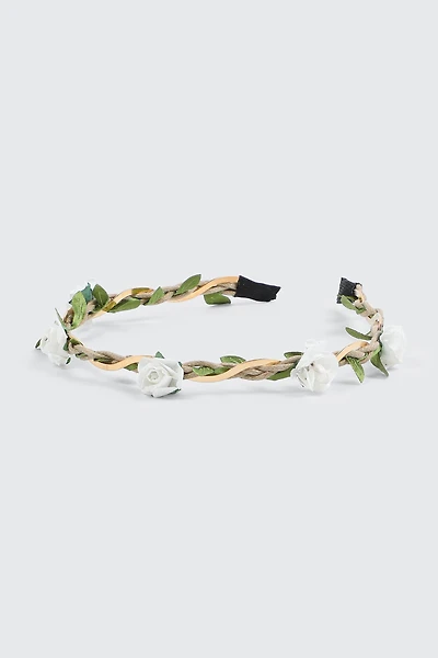 Braided Rose Headband