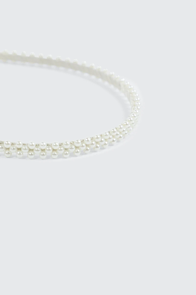 Faux Pearl headband