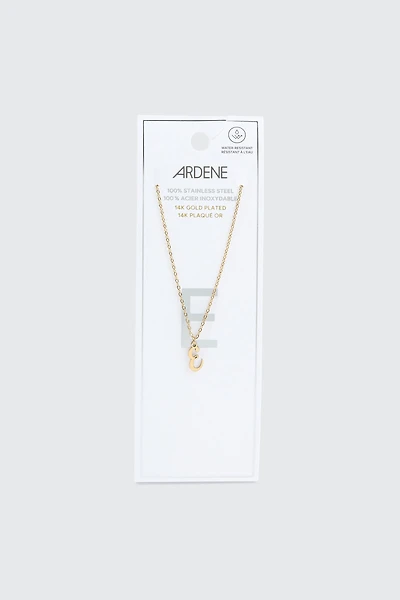 14K Gold Plated Initial E Necklace