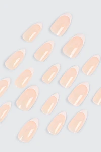 20-Pack Fake Nails French Tip