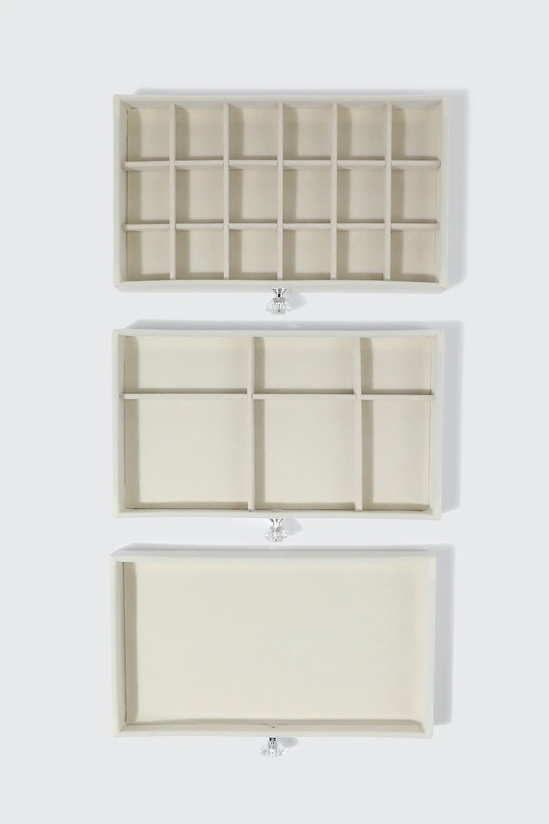 3-Drawer Jewelry Box